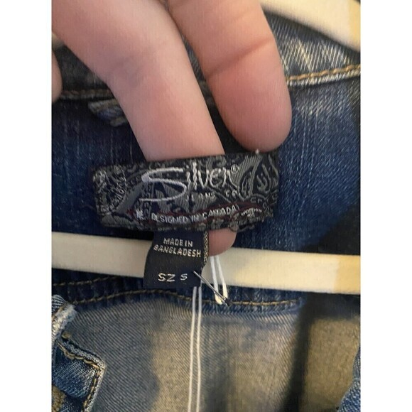 Siver Jeans Kids Jean Jacket. Sz. S - Picture 3 of 3